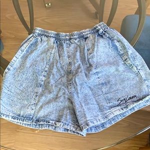 Vintage 80’s Denim Washed Shorts